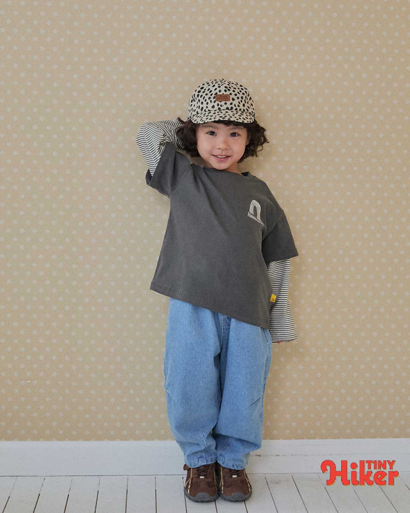 Hiker - Korean Children Fashion - #kidsstore - Kino Pigment Layered Tee - 7