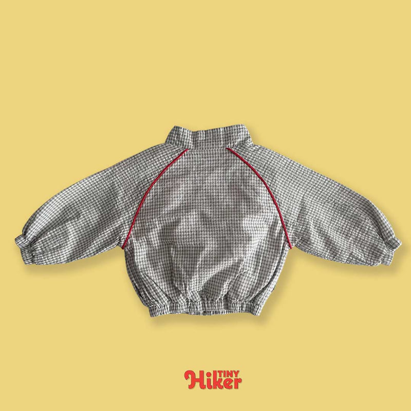 Hiker - Korean Children Fashion - #kidsstore - Jude Check Piping Jumper - 7