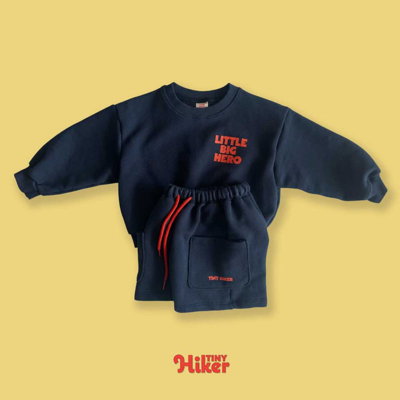 Hiker - Korean Children Fashion - #kidsstore - Little Hero Top Bottom Set - 3