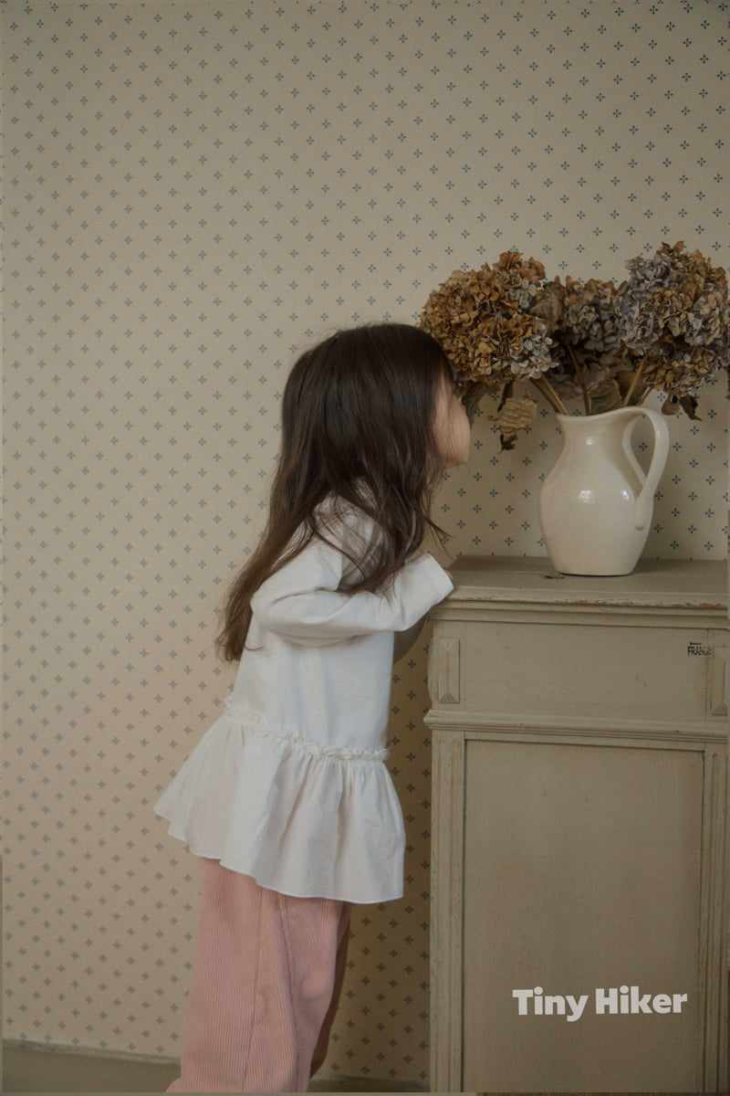 Hiker - Korean Children Fashion - #kidzfashiontrend - Merry Pink Frill Tee - 11