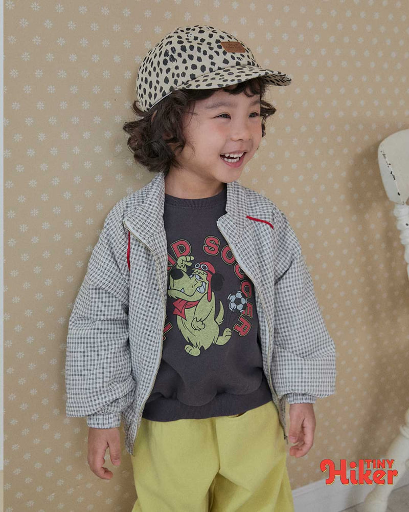 Hiker - Korean Children Fashion - #kidzfashiontrend - Jude Check Piping Jumper - 8