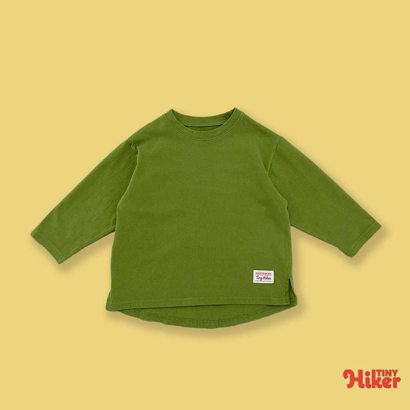 Hiker - Korean Children Fashion - #kidzfashiontrend - Plain High-Low Tee - 5