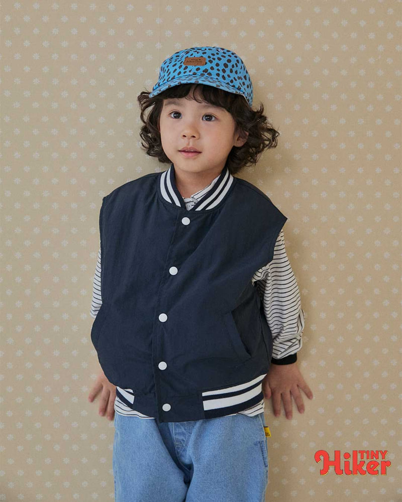 Hiker - Korean Children Fashion - #littlefashionista - Cony Baseball Vest - 12