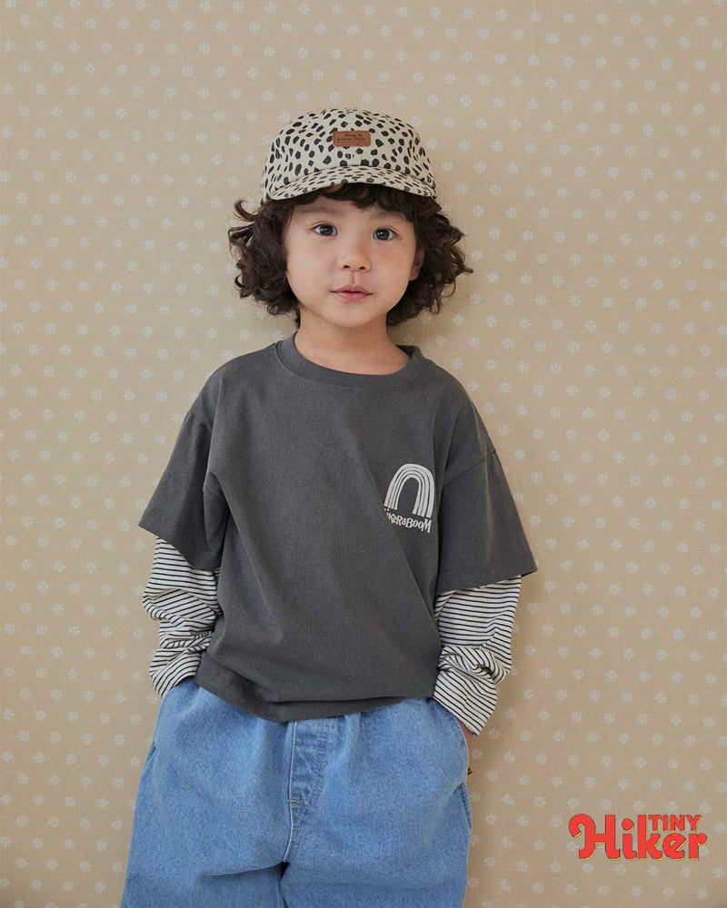 Hiker - Korean Children Fashion - #littlefashionista - Kino Pigment Layered Tee - 10
