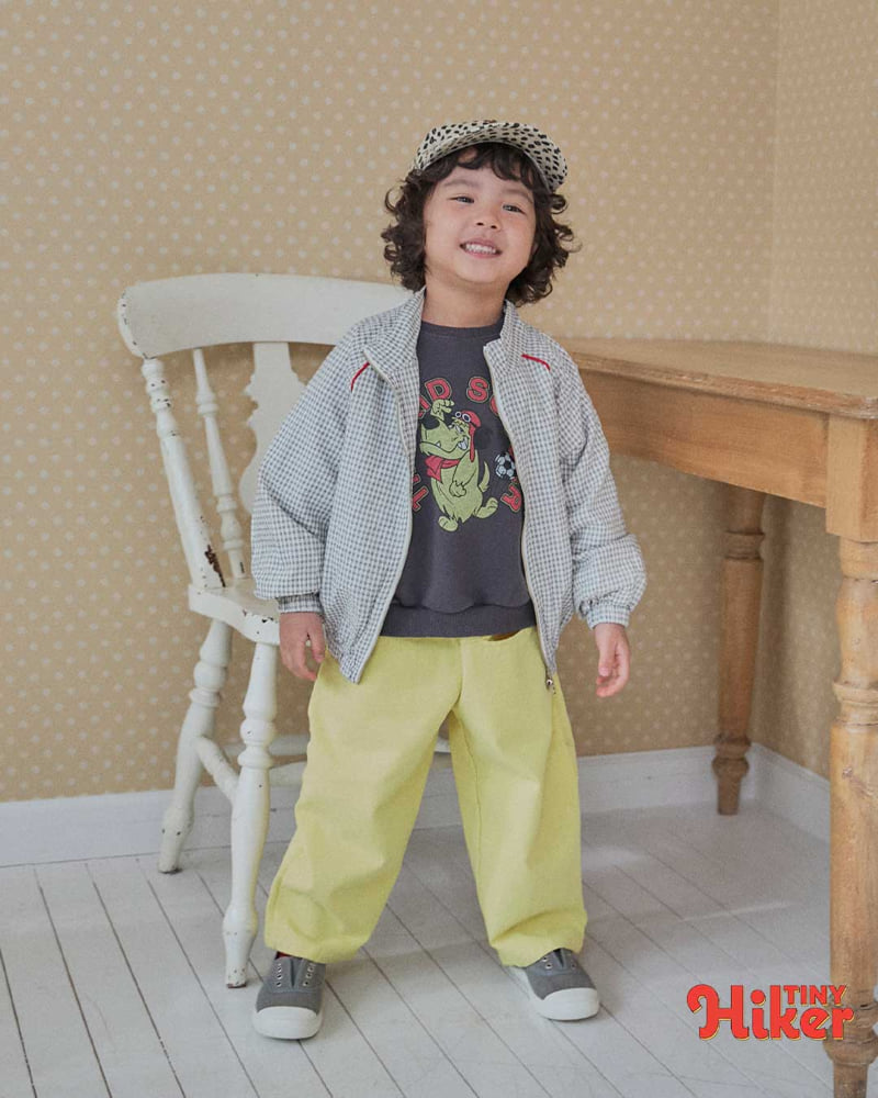 Hiker - Korean Children Fashion - #littlefashionista - Jude Check Piping Jumper - 10