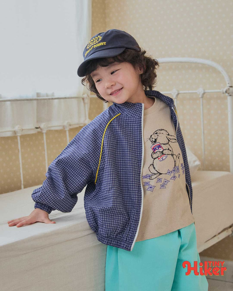 Hiker - Korean Children Fashion - #magicofchildhood - Laughing Bunny Pigment Short Sleeve Tee - 9
