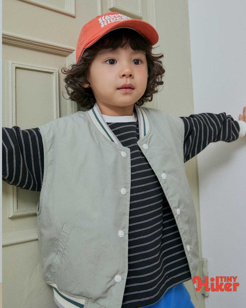 Hiker - Korean Children Fashion - #magicofchildhood - Lucas Contrast Stripe Tee - 12
