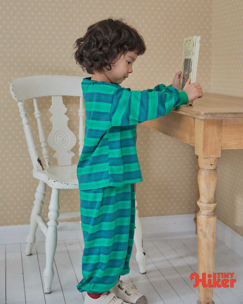 Hiker - Korean Children Fashion - #minifashionista - Oliver Multi Stripe Tee - 9
