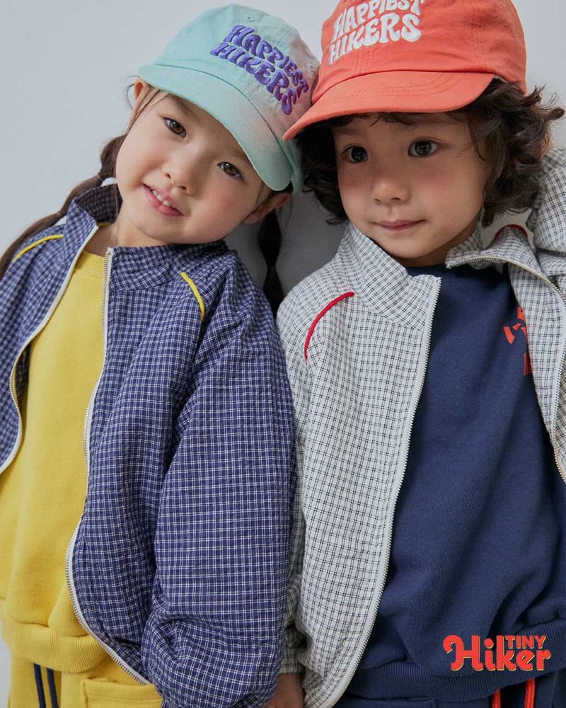 Hiker - Korean Children Fashion - #minifashionista - Jude Check Piping Jumper - 12