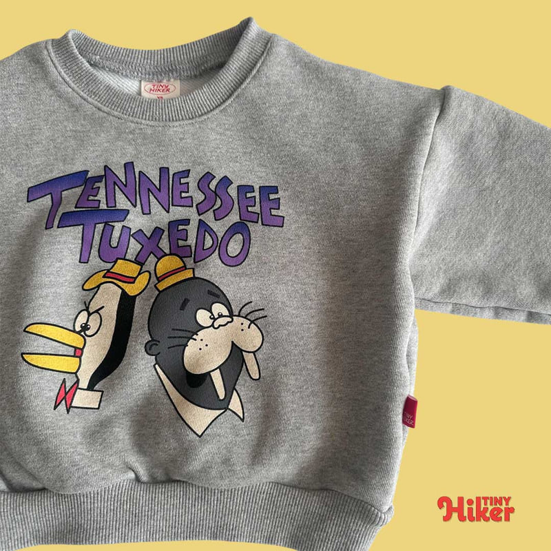 Hiker - Korean Children Fashion - #minifashionista - Tuxedo Buzz Sweatshirt - 6