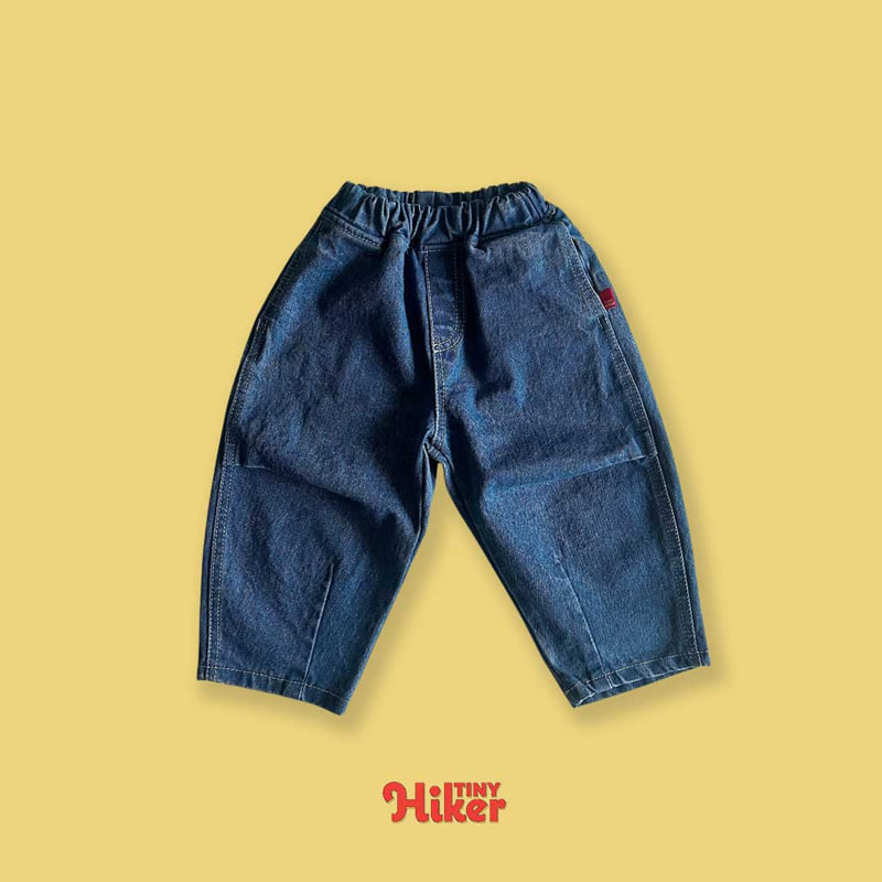Hiker - Korean Children Fashion - #minifashionista - Tiny Dot Denim Pants - 5