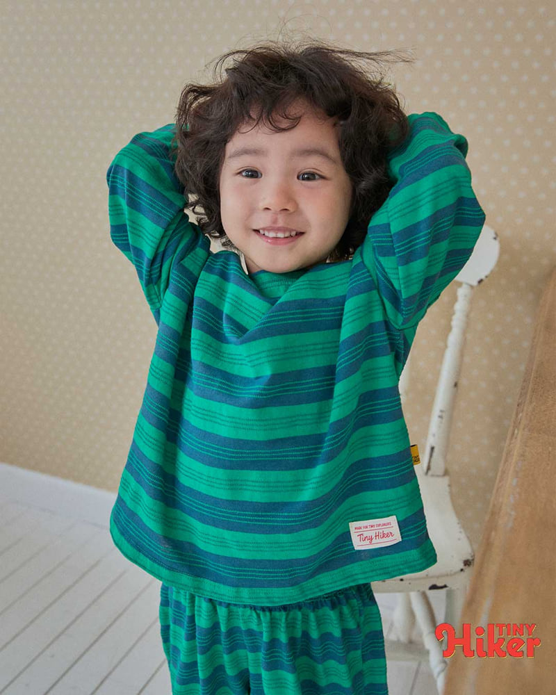 Hiker - Korean Children Fashion - #prettylittlegirls - Oliver Multi Stripe Tee - 10
