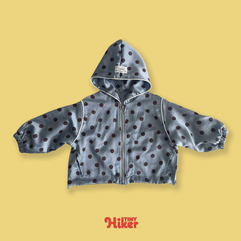 Hiker - Korean Children Fashion - #prettylittlegirls - Coco Dot Hooded Jacket - 3