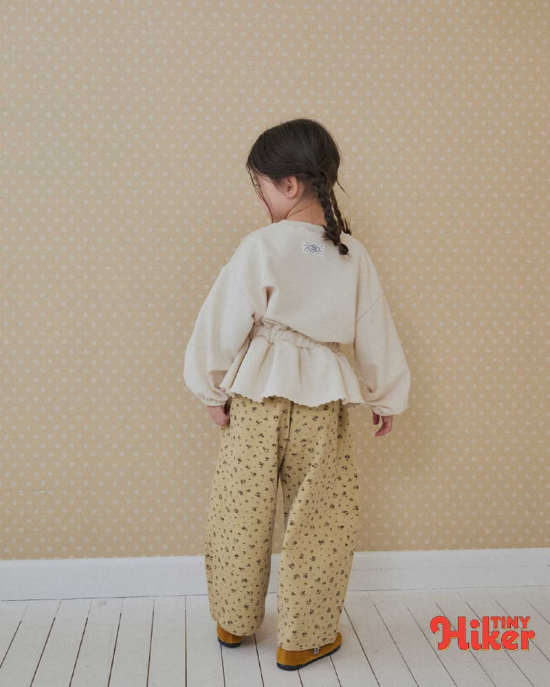 Hiker - Korean Children Fashion - #prettylittlegirls - Twill Panel Flower Pants - 11