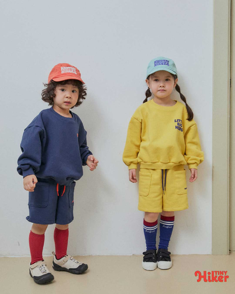 Hiker - Korean Children Fashion - #stylishchildhood - Little Hero Top Bottom Set - 12