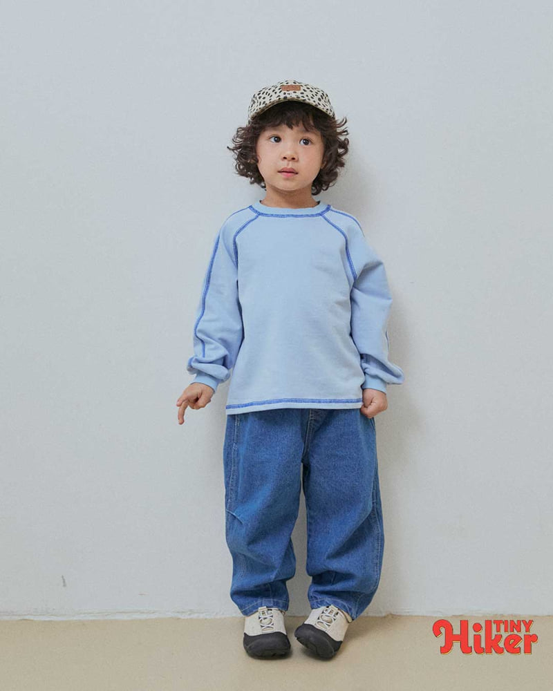 Hiker - Korean Children Fashion - #stylishchildhood - Tiny Dot Denim Pants - 9