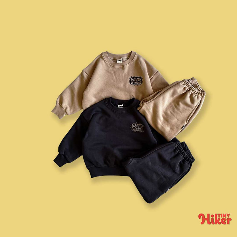 Hiker - Korean Children Fashion - #todddlerfashion - Off-Road Top Bottom Set