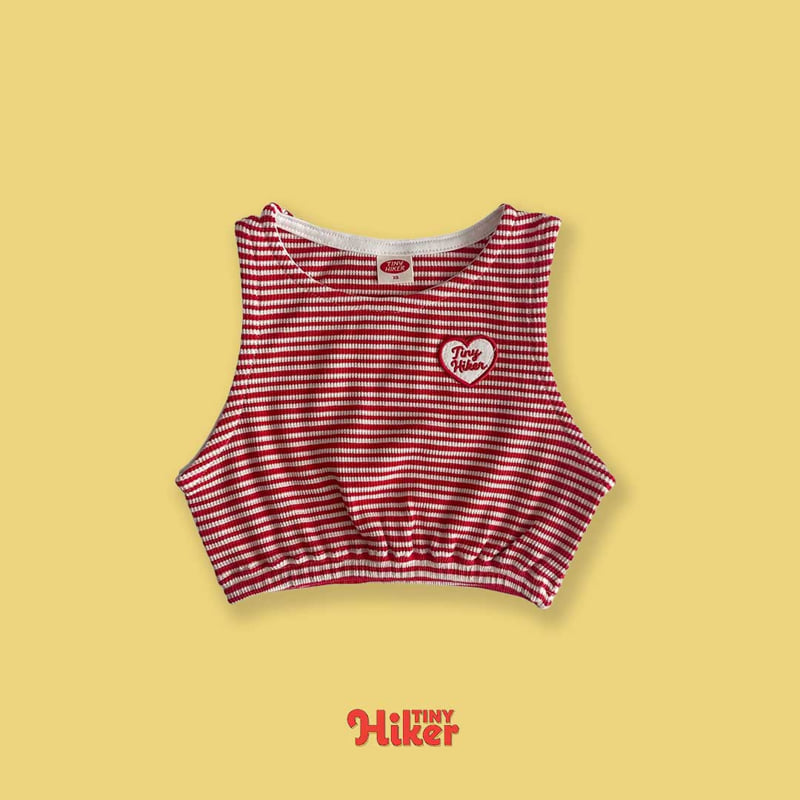 Hiker - Korean Children Fashion - #todddlerfashion - Lollipop Waffle Sleeveless Tee - 4