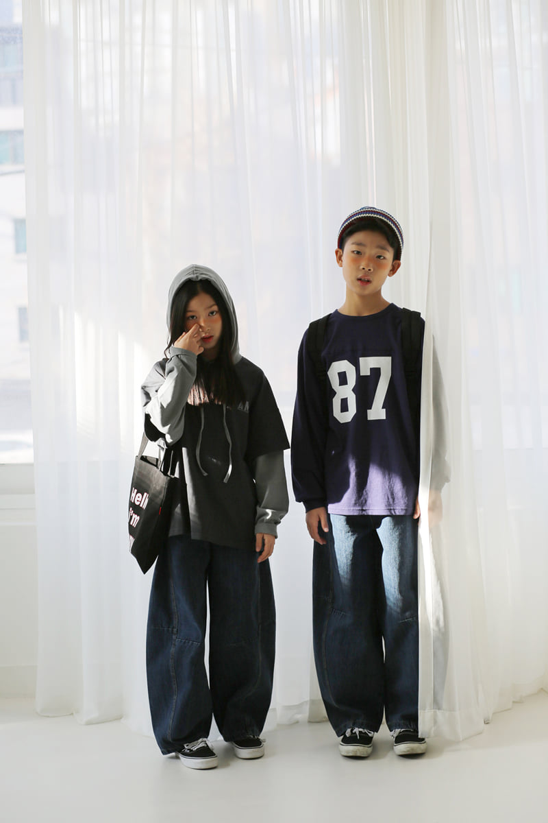 Jenny Basic - Korean Children Fashion - #kidsshorts - Storm Denim Pants - 5