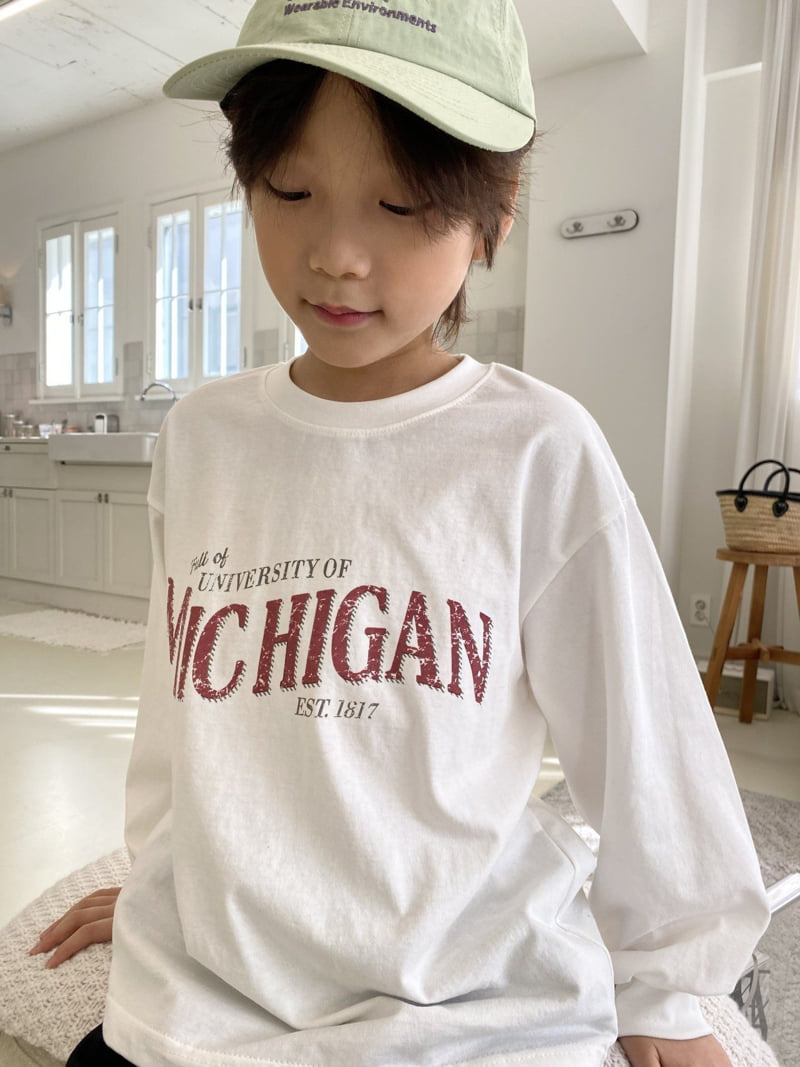 Jermaine - Korean Children Fashion - #Kfashion4kids - Michigan Single Tee - 8