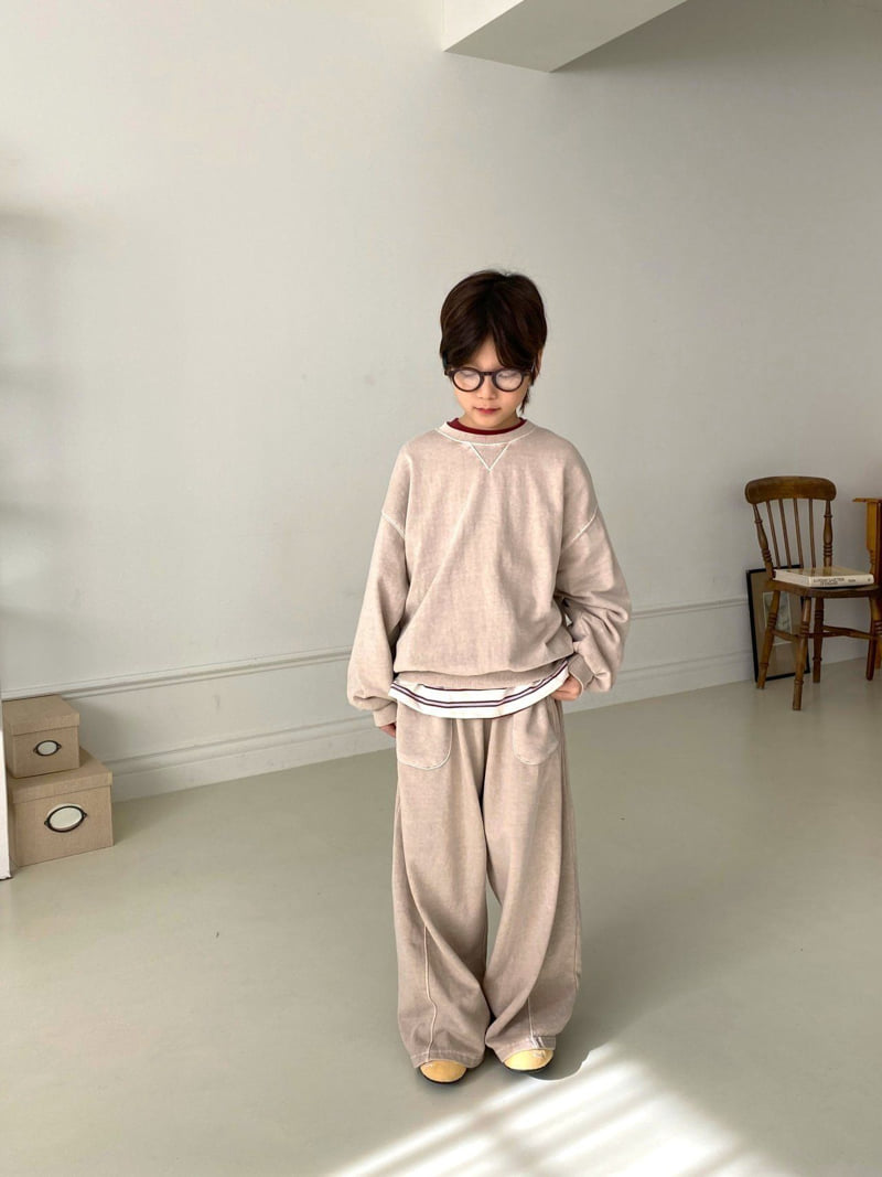 Jermaine - Korean Children Fashion - #childofig - Pigment Triangle Sweatshirt - 10
