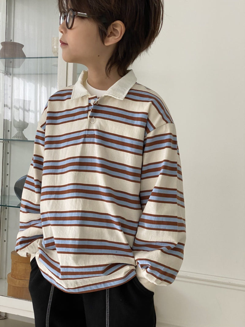 Jermaine - Korean Children Fashion - #childofig - Rugby Collar Tee - 7