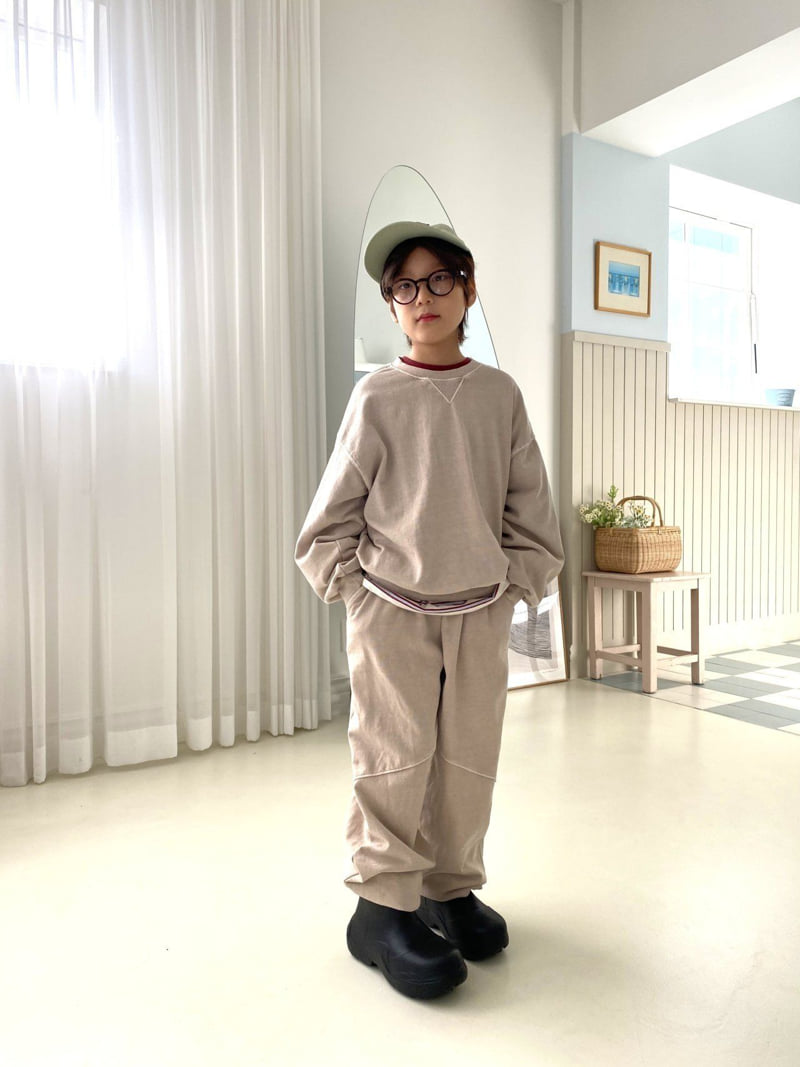 Jermaine - Korean Children Fashion - #childrensboutique - Pigment Triangle Sweatshirt - 11
