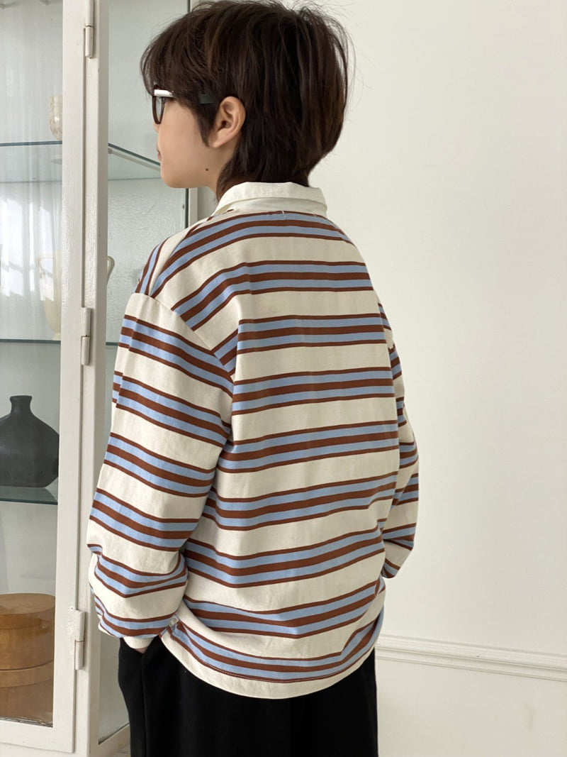 Jermaine - Korean Children Fashion - #childrensboutique - Rugby Collar Tee - 8