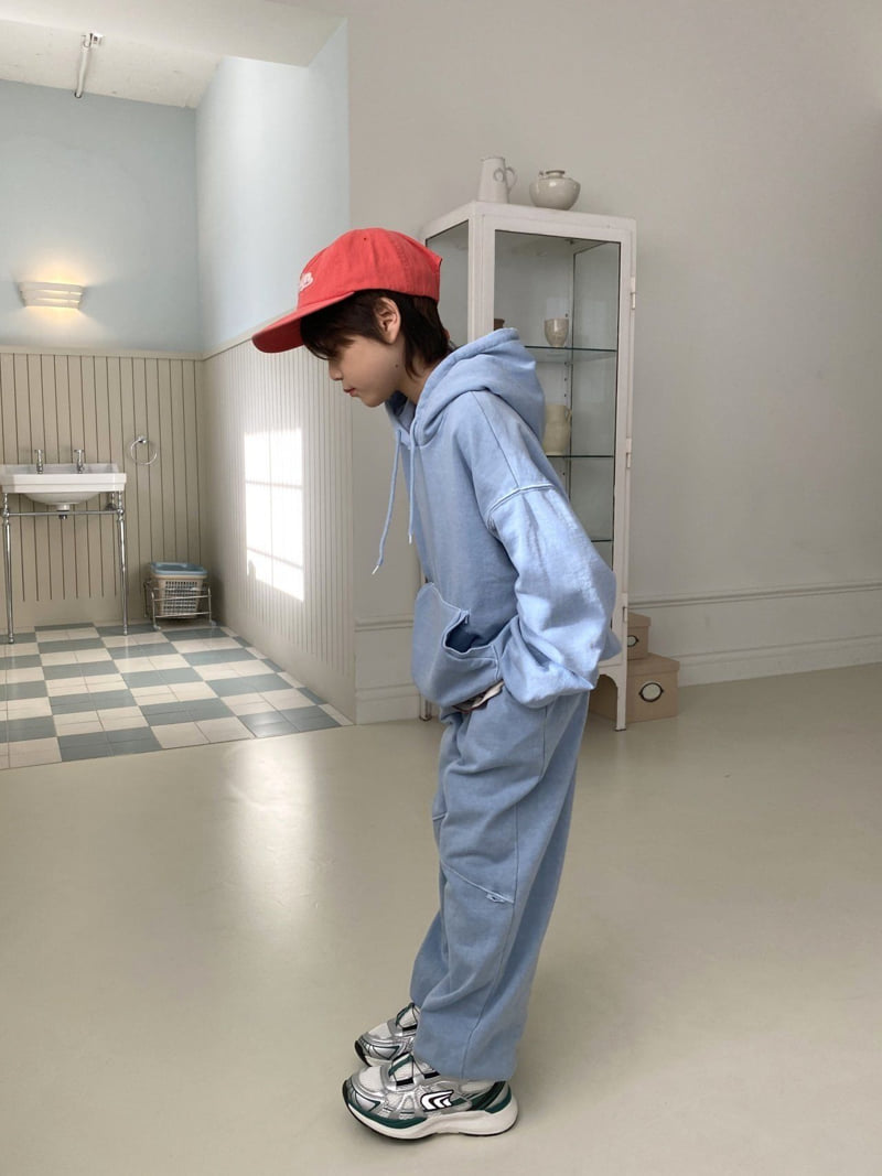 Jermaine - Korean Children Fashion - #designkidswear - Pigment Panel Jogger Pants - 8
