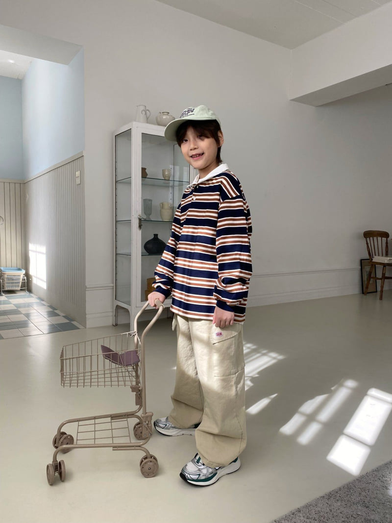 Jermaine - Korean Children Fashion - #discoveringself - Rugby Collar Tee - 10