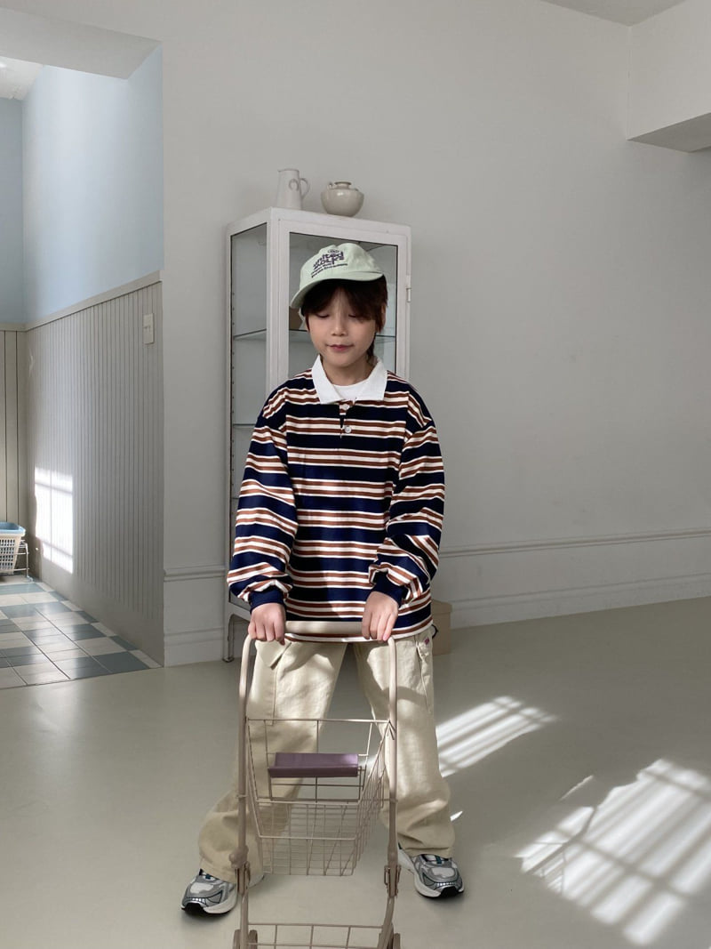 Jermaine - Korean Children Fashion - #kidsshorts - Rugby Collar Tee - 12