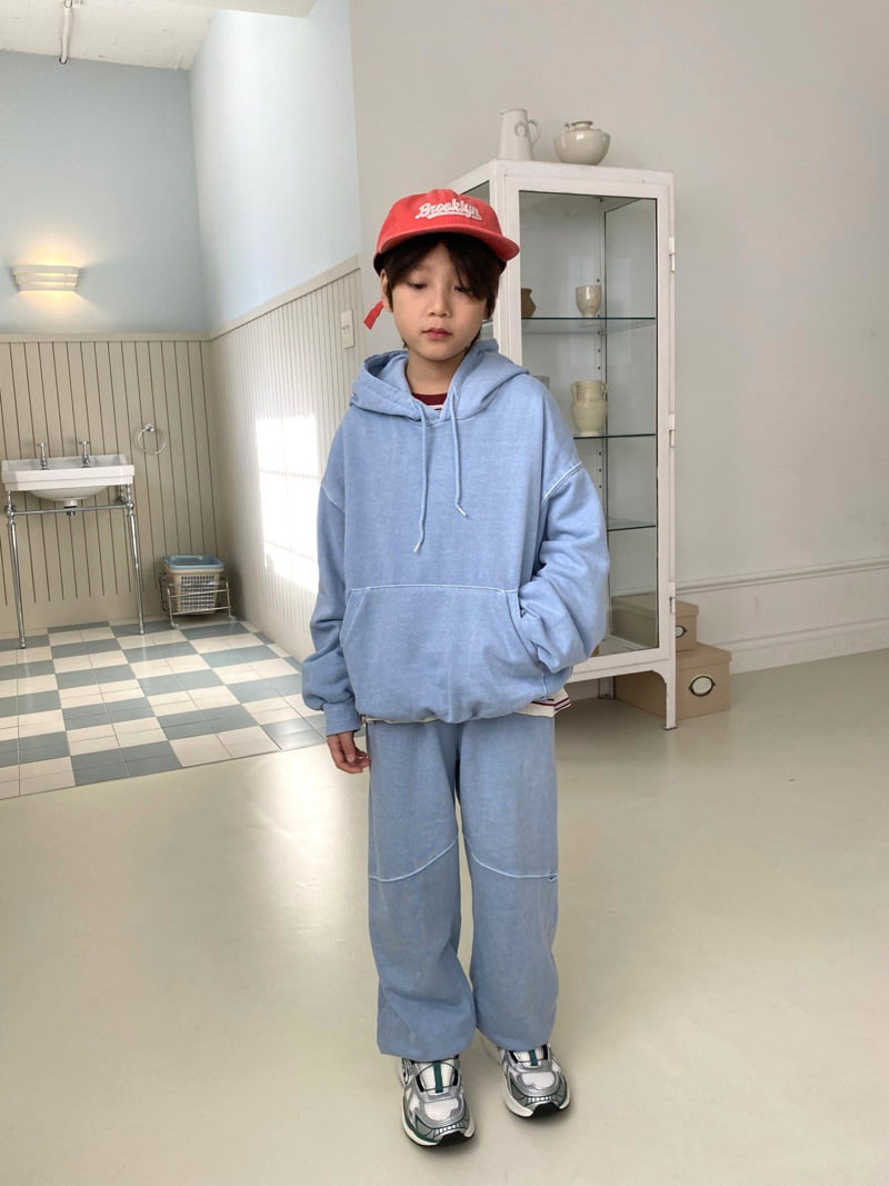 Jermaine - Korean Children Fashion - #kidsshorts - Pigment Hoodie - 3