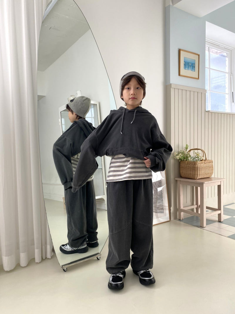 Jermaine - Korean Children Fashion - #kidsstore - Pigment Panel Jogger Pants - 12