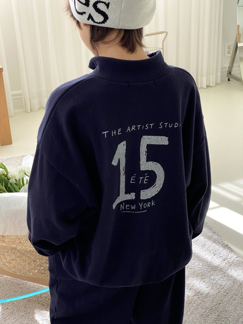 Jermaine - Korean Children Fashion - #kidsstore - Number Anorak Tee - 8