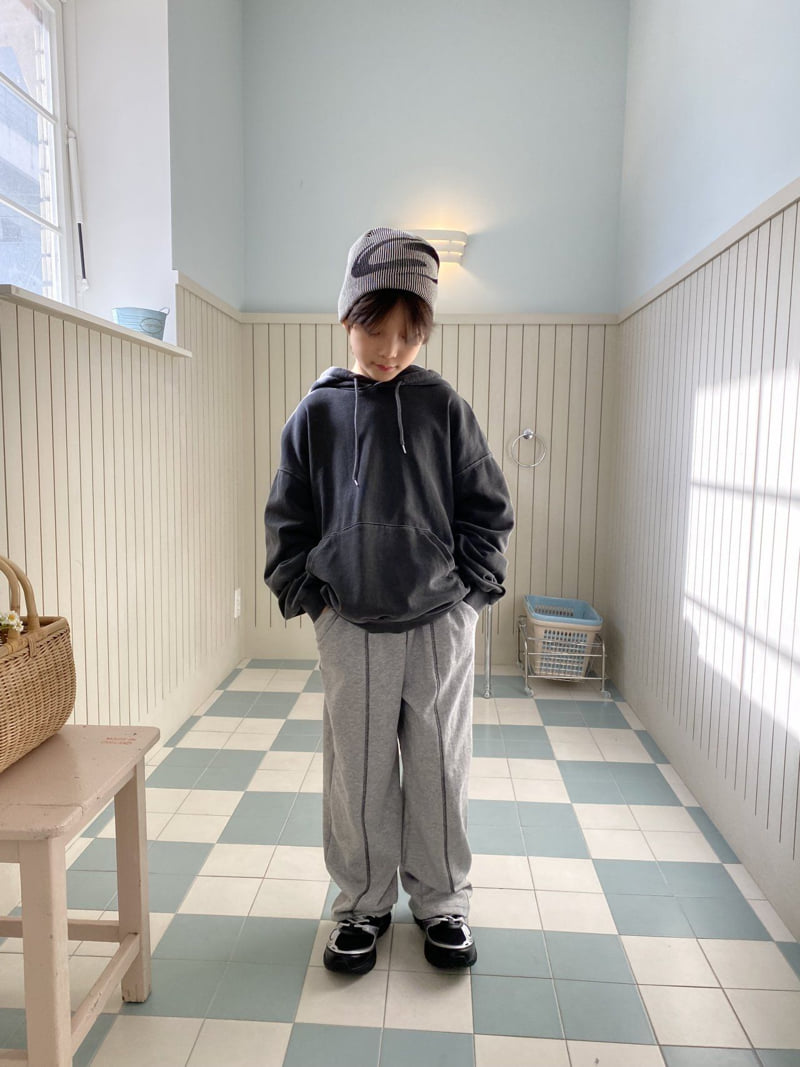 Jermaine - Korean Children Fashion - #kidzfashiontrend - Stitch Color-Block Pants - 3
