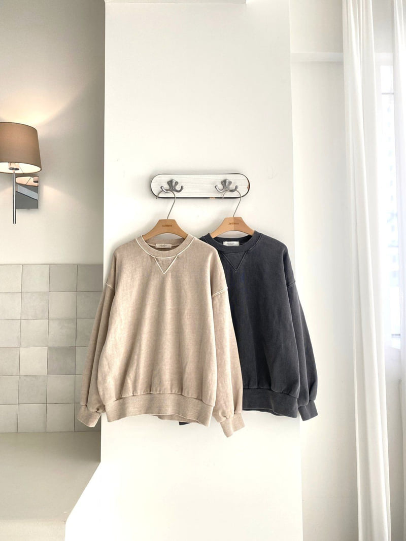 Jermaine - Korean Children Fashion - #kidzfashiontrend - Pigment Triangle Sweatshirt