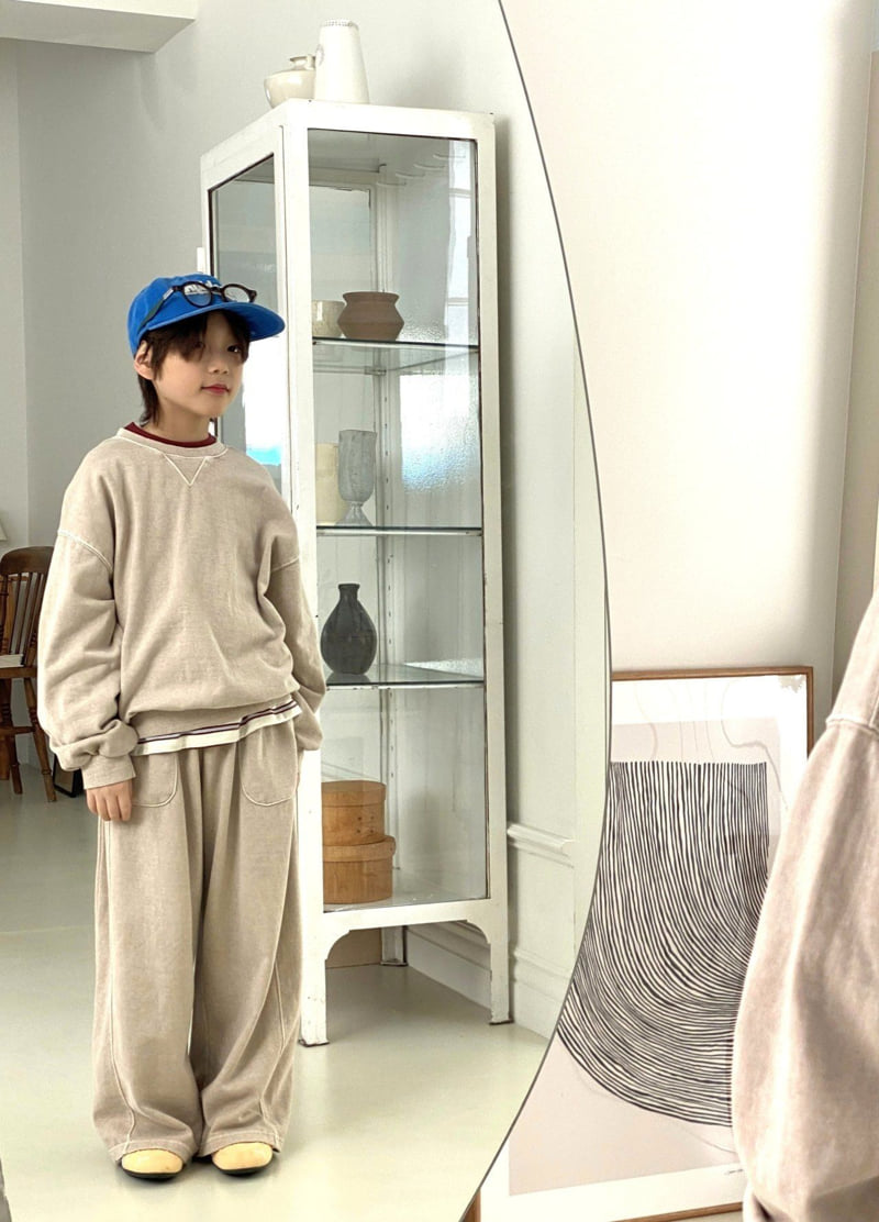Jermaine - Korean Children Fashion - #littlefashionista - Pigment Triangle Sweatshirt - 3