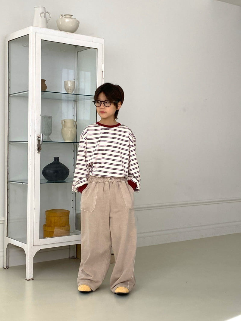 Jermaine - Korean Children Fashion - #littlefashionista - Pigment Curved Pants - 12