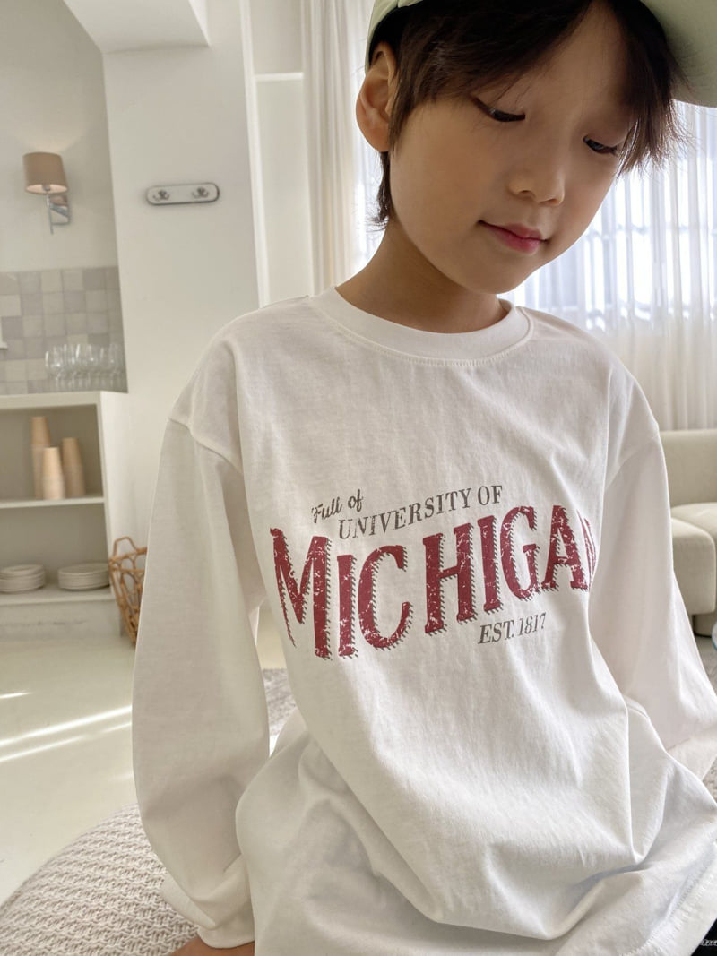 Jermaine - Korean Children Fashion - #littlefashionista - Michigan Single Tee - 9