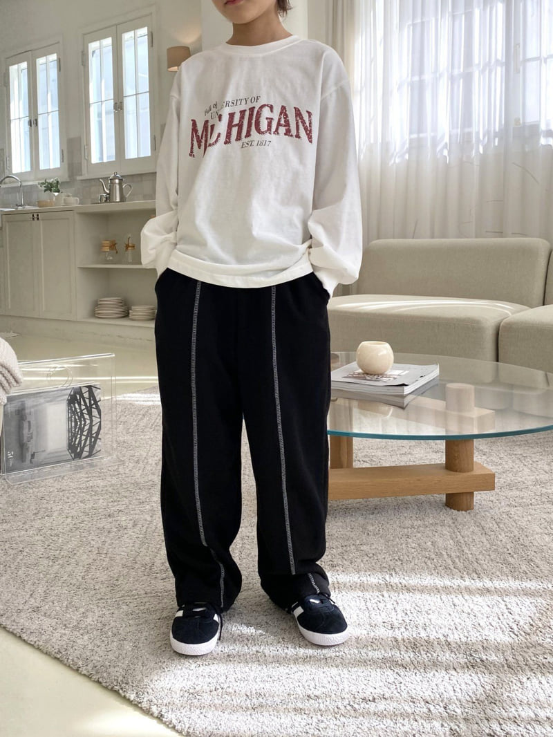 Jermaine - Korean Children Fashion - #magicofchildhood - Michigan Single Tee - 10