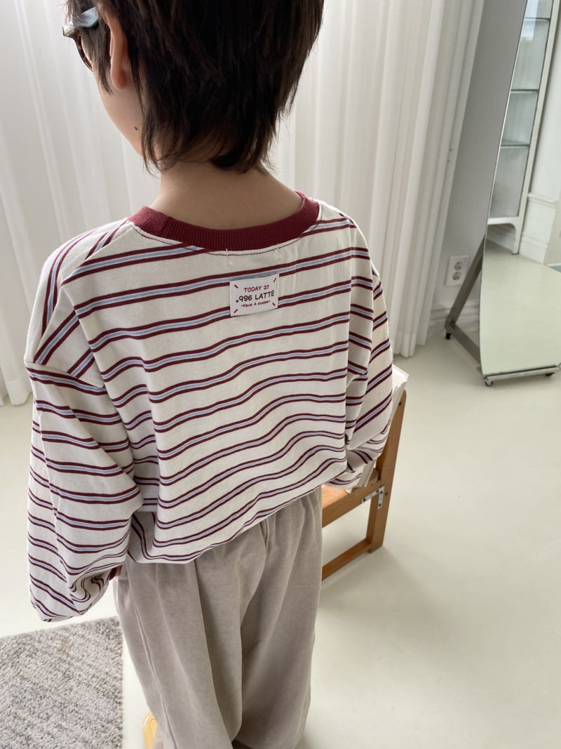 Jermaine - Korean Children Fashion - #magicofchildhood - Today Latte Tee - 9