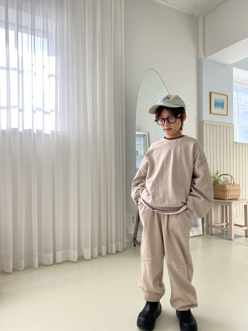 Jermaine - Korean Children Fashion - #stylishchildhood - Pigment Panel Jogger Pants - 5