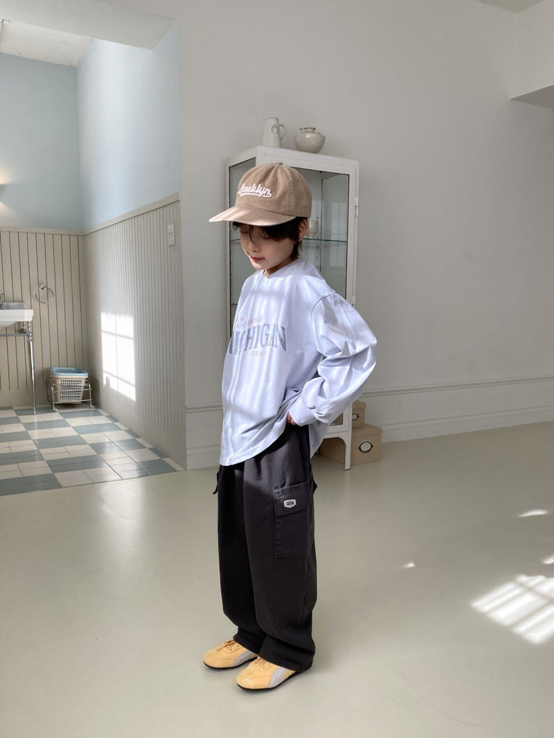 Jermaine - Korean Children Fashion - #todddlerfashion - Curved Cargo Pants - 8