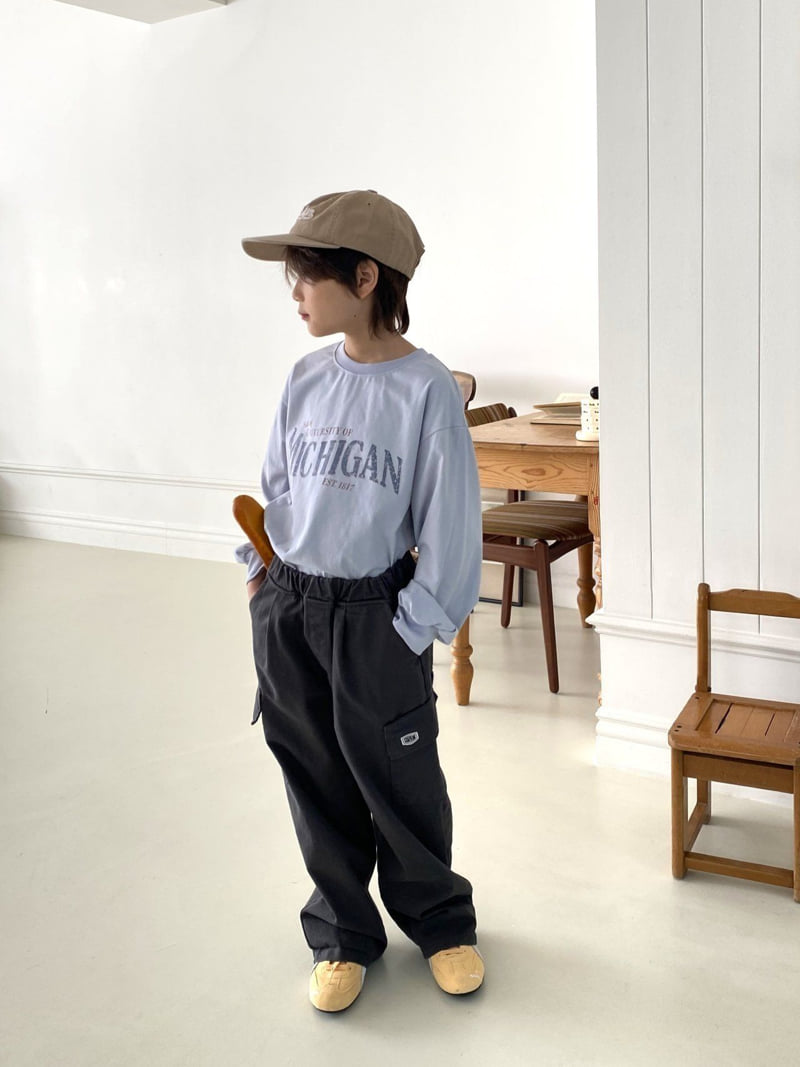 Jermaine - Korean Children Fashion - #toddlerclothing - Curved Cargo Pants - 9