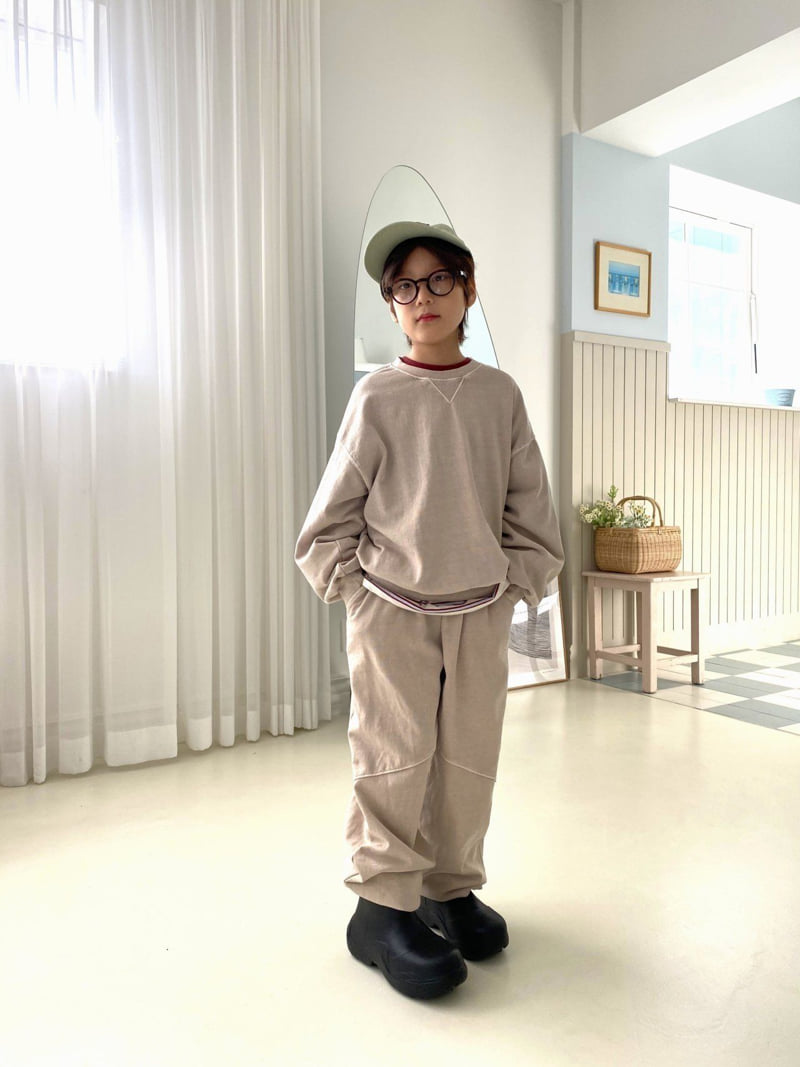 Jermaine - Korean Children Fashion - #todddlerfashion - Pigment Panel Jogger Pants - 4
