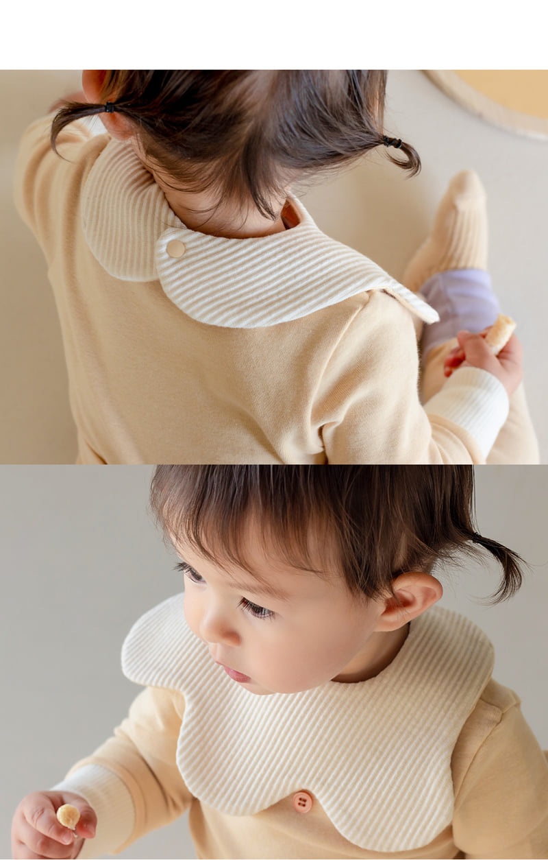 Kids Clara - Korean Baby Fashion - #babyboutique - Plush Cloud Reversible Baby Bib (Set of 5) - 8