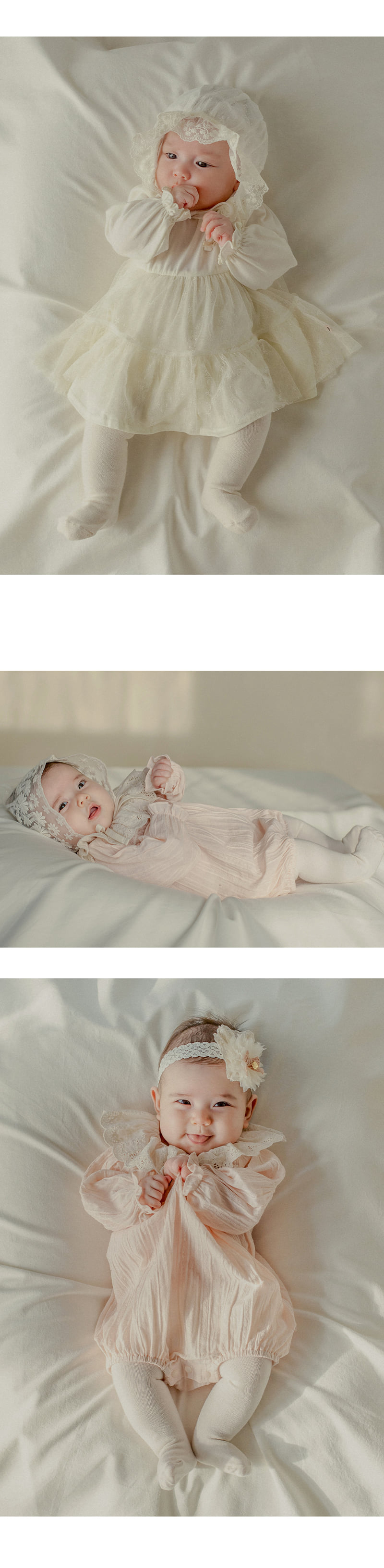 Kids Clara - Korean Baby Fashion - #babyboutique - Plain Newborn Tights (Set of 5) - 2