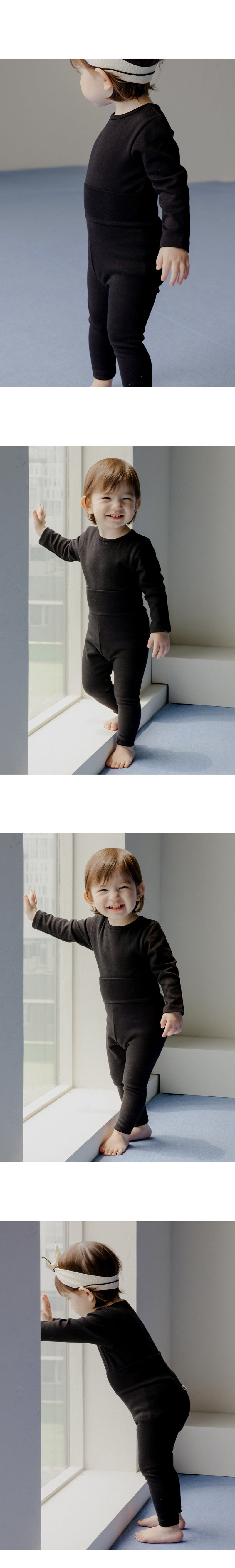 Kids Clara - Korean Baby Fashion - #onlinebabyshop - Pure Basic Comfy Belly Baby Leggings - 4
