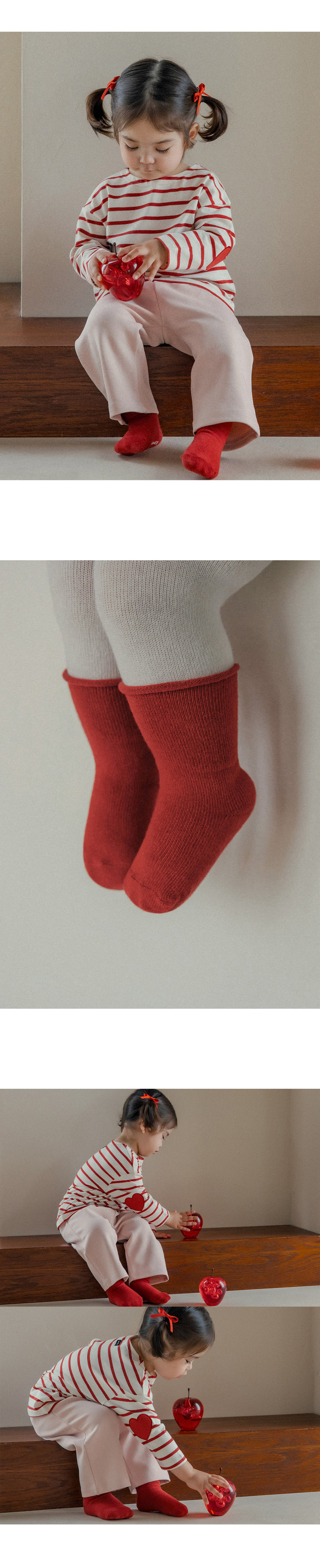 Kids Clara - Korean Baby Fashion - #babyboutiqueclothing - Joy Rolling Baby Socks (set of 5) - 8