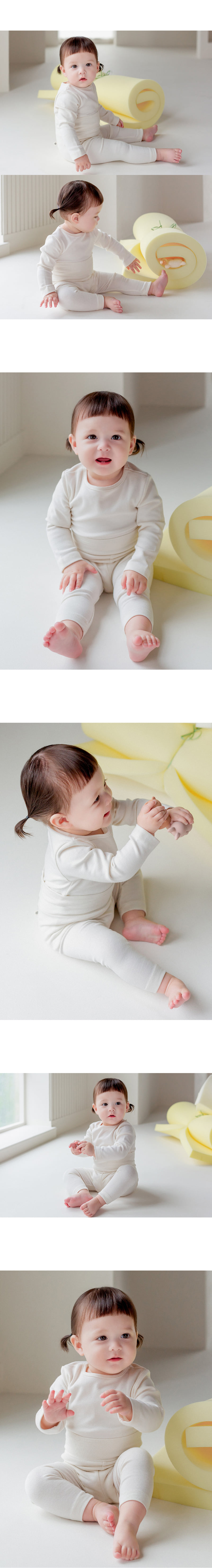 Kids Clara - Korean Baby Fashion - #babyboutiqueclothing - Pure Basic Comfy Belly Baby Leggings - 6